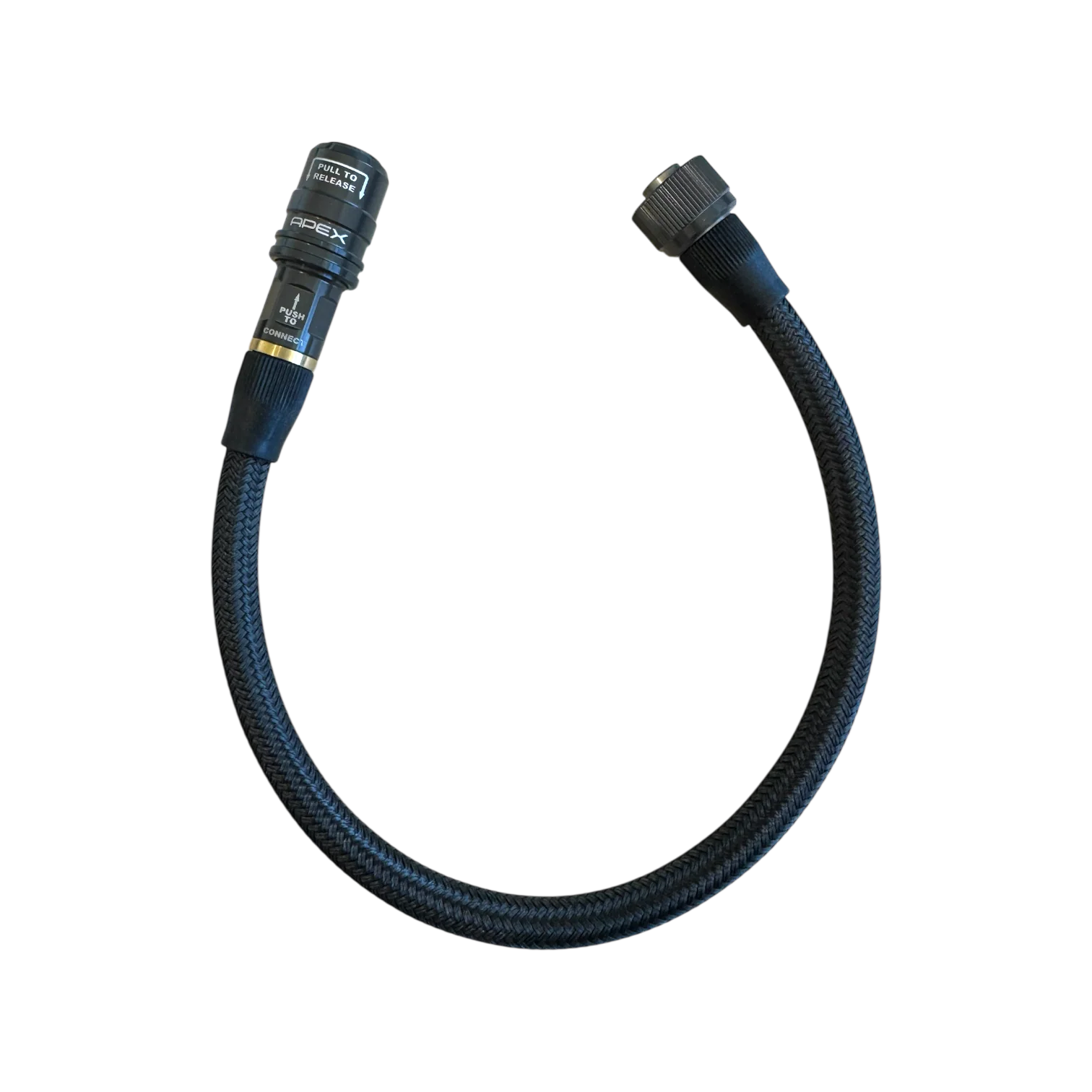 High Flow Push-On Chuck W/1' Hose - Direct Connect to Apex Inflators